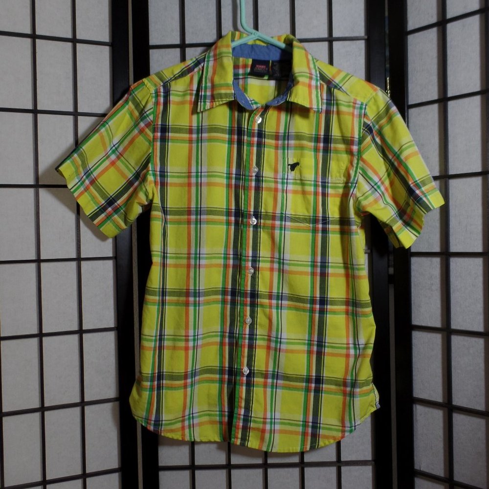 Boys XL 14/16 Short Sleeve Button Down Shirt